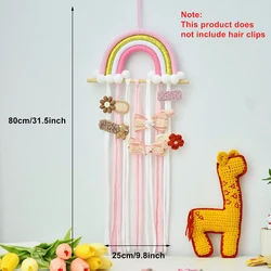 Colgador de arcoíris decorativo para habitación infantil