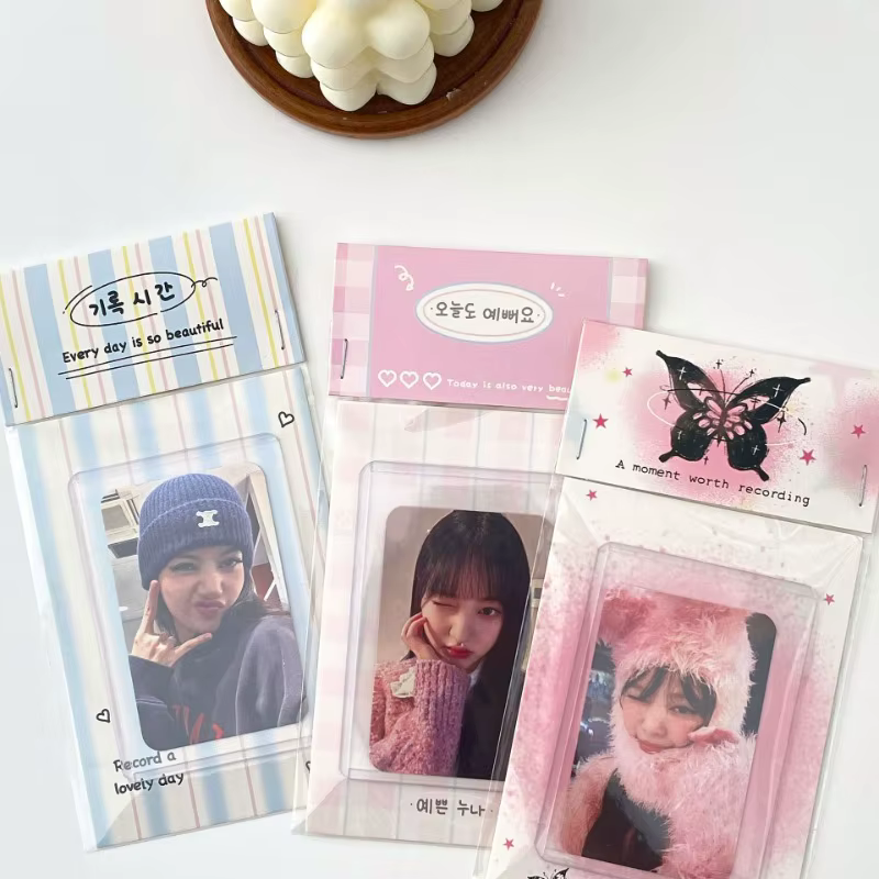 Tarjeteros Kawaii Kpop – Bolsa colección tarjetas fotográficas