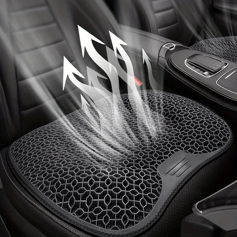 Almohadilla refrigerante de gel con panal, para verano y coche