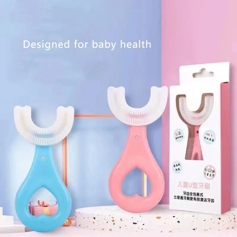 Cepillo de dientes en U para bebé – Limpieza suave y eficaz - imagen 2