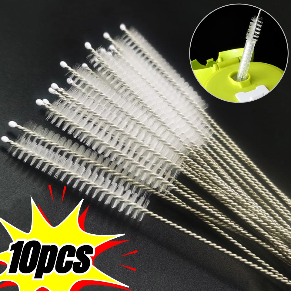 Cepillos para biberón de acero inoxidable con mango largo