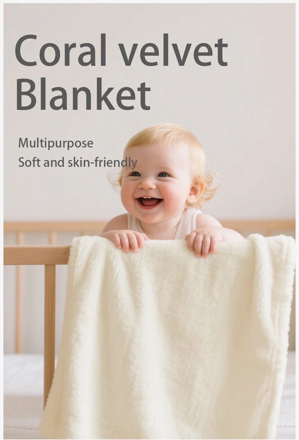 Manta Elinfant desplegada mostrando su textura suave