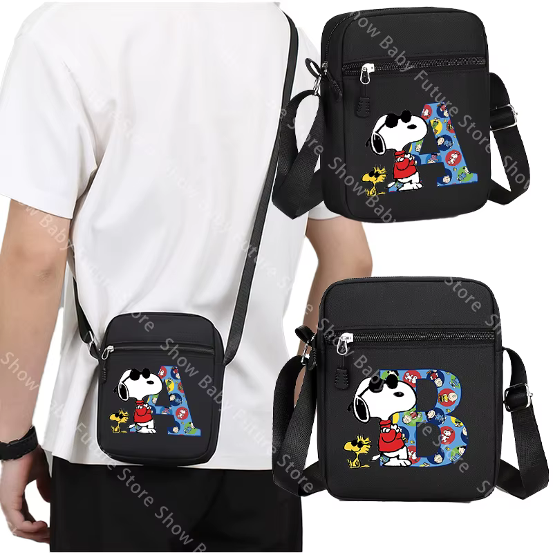 Bandolera infantil Snoopy vista frontal
