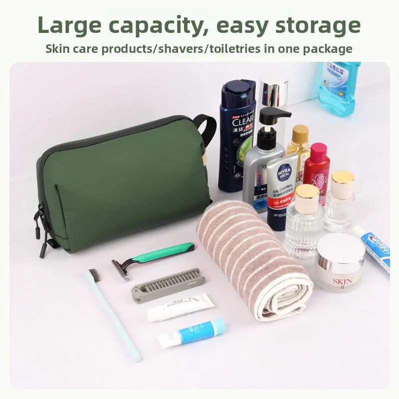 Bolsa impermeable de baño con separador húmedo y seco para viaje - imagen 2