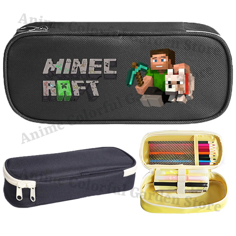 Minercrafted estuche escolar gran capacidad con estampado lúdico - imagen 2