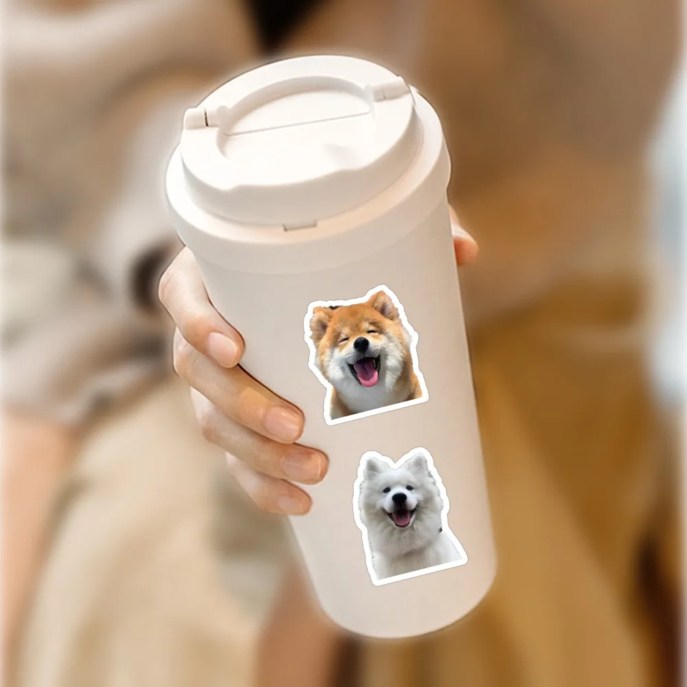 Cuaderno decorado con pegatinas de cachorros