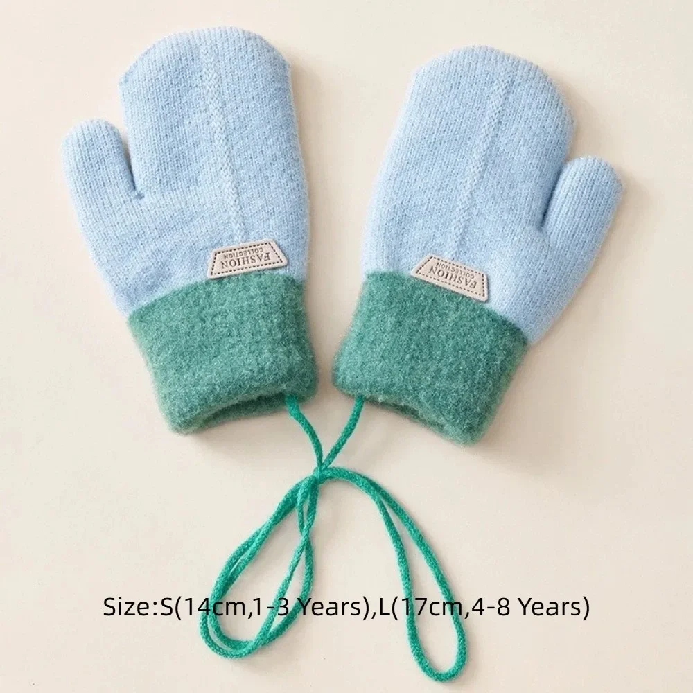 Guantes de lana antiviento para niños – Color caramelo dulce - imagen 5