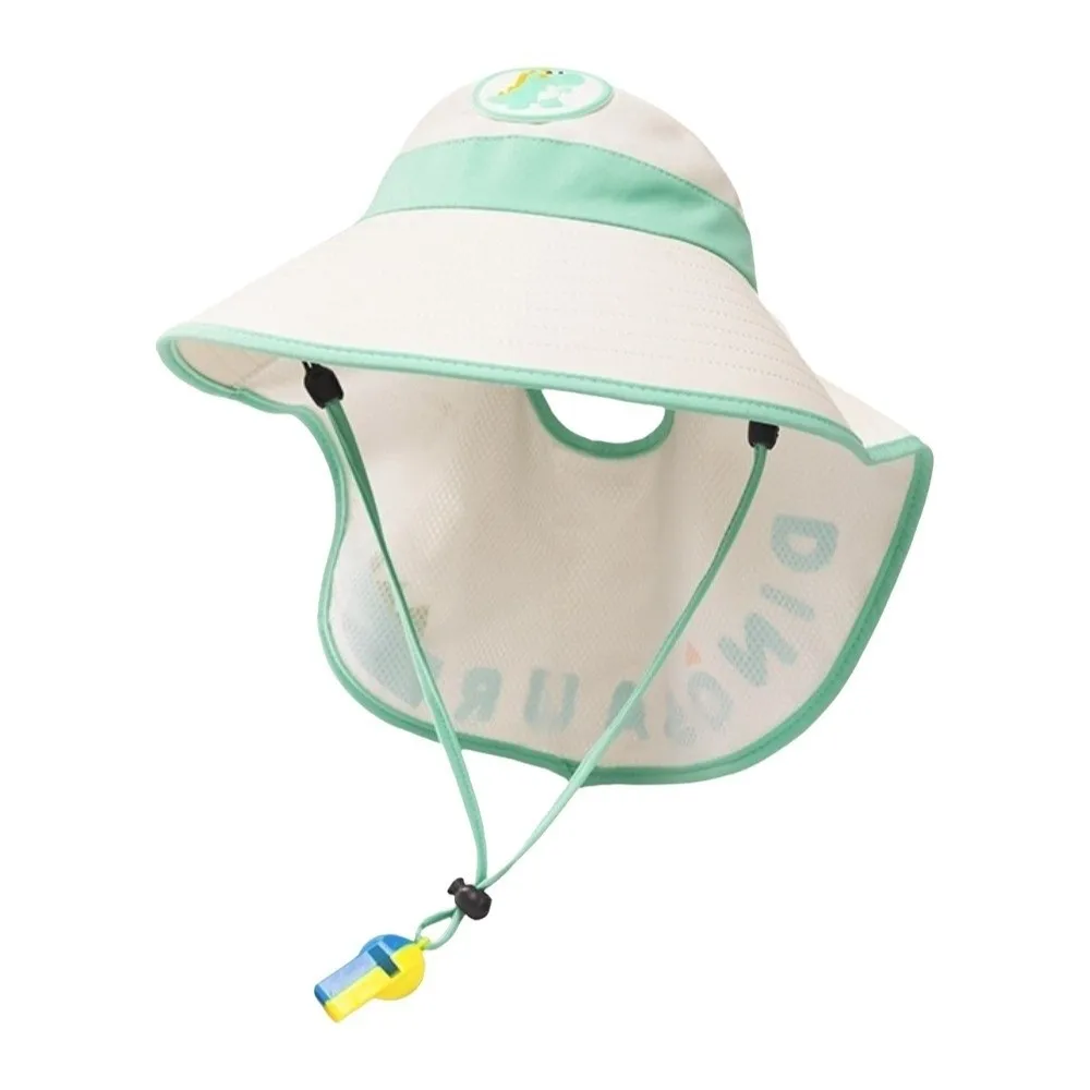 Sombrero de pescador infantil de ala ancha ajustable para sol - imagen 3