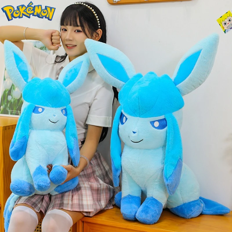 Peluche Glaceon Pokémon cómodo para niños y niñas – dibujo animado - imagen 5