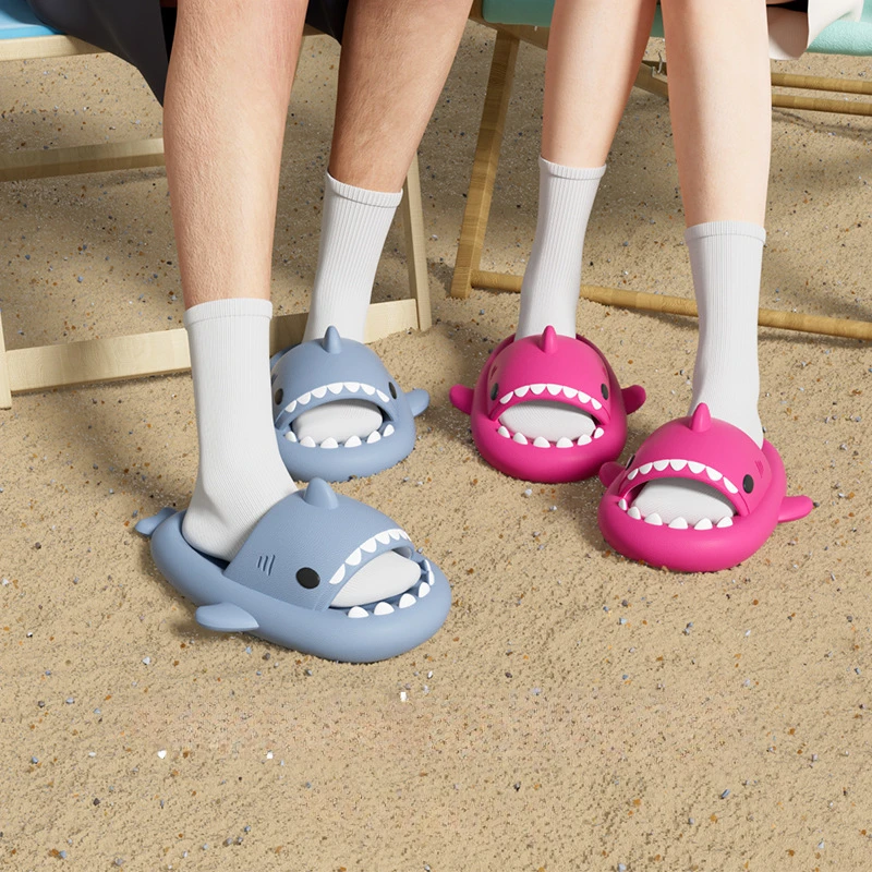 Chanclas tiburón para niños con suela gruesa y diseño divertido - imagen 5
