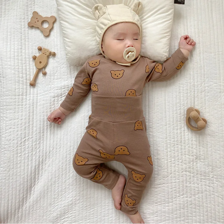 Pijama infantil de algodón con estampado de dibujos - imagen 2