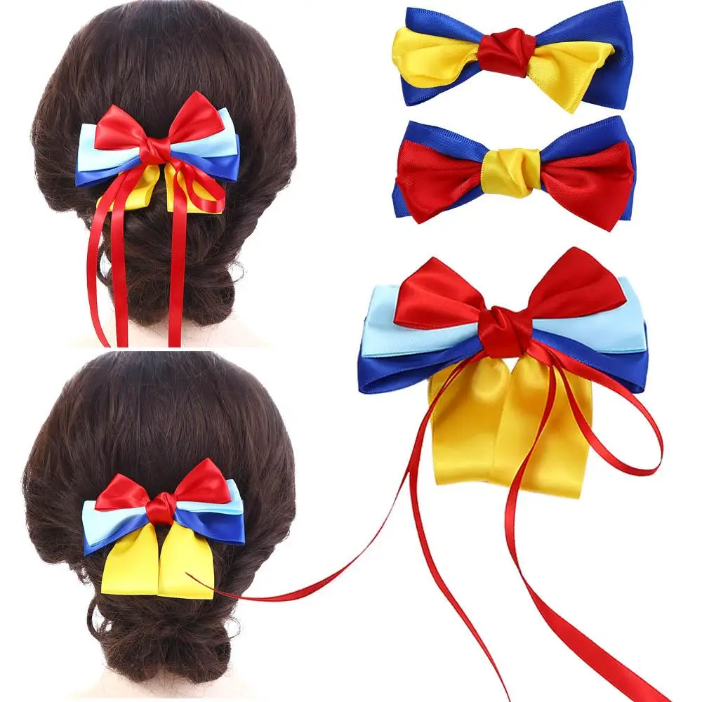 Pinzas para el cabello con lazo princesa – horquillas niñas - imagen 5