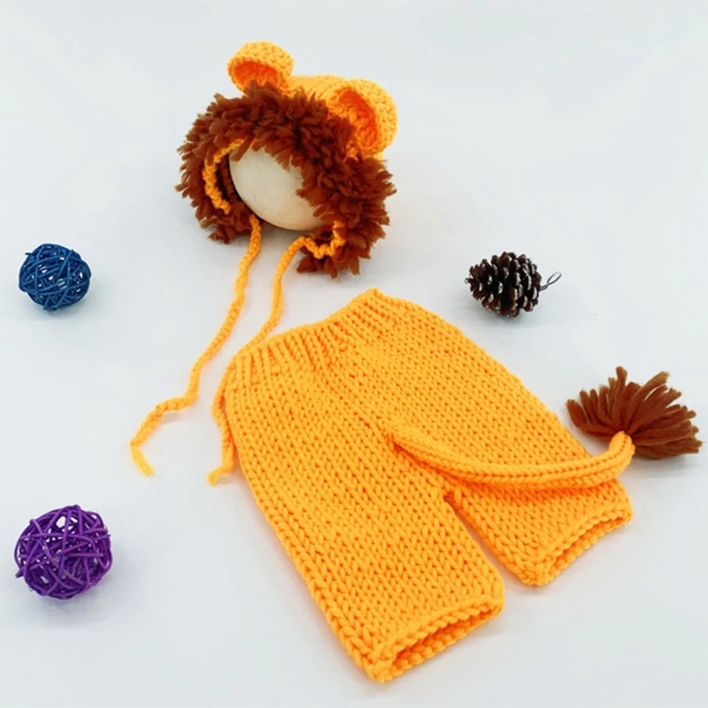 Conjunto gorro mameluco punto bebe - Sesion recien nacido 2024 - imagen 5