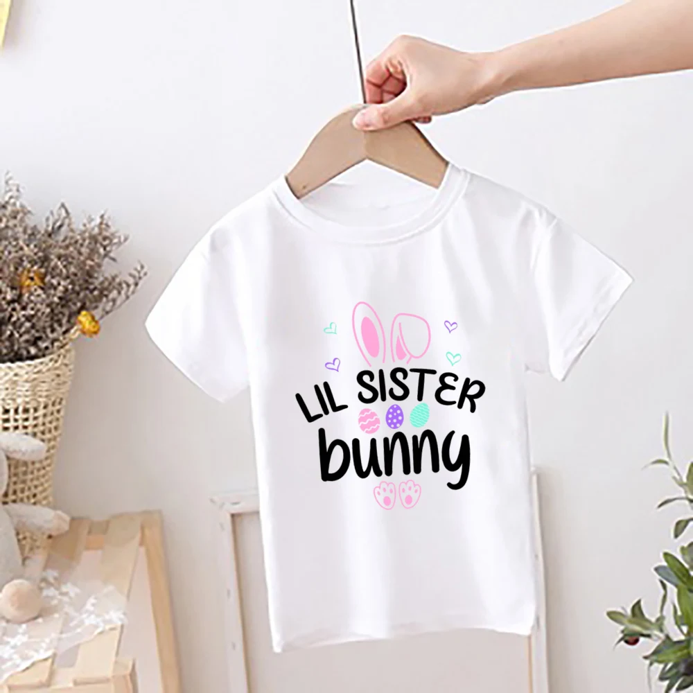 Camiseta niño algodón con conejito Pascua - Manga corta - imagen 2