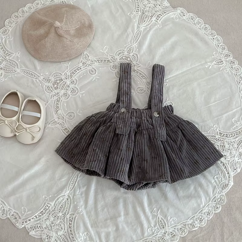 Milangel Conjunto floral de otoño – Bebé niña - imagen 5