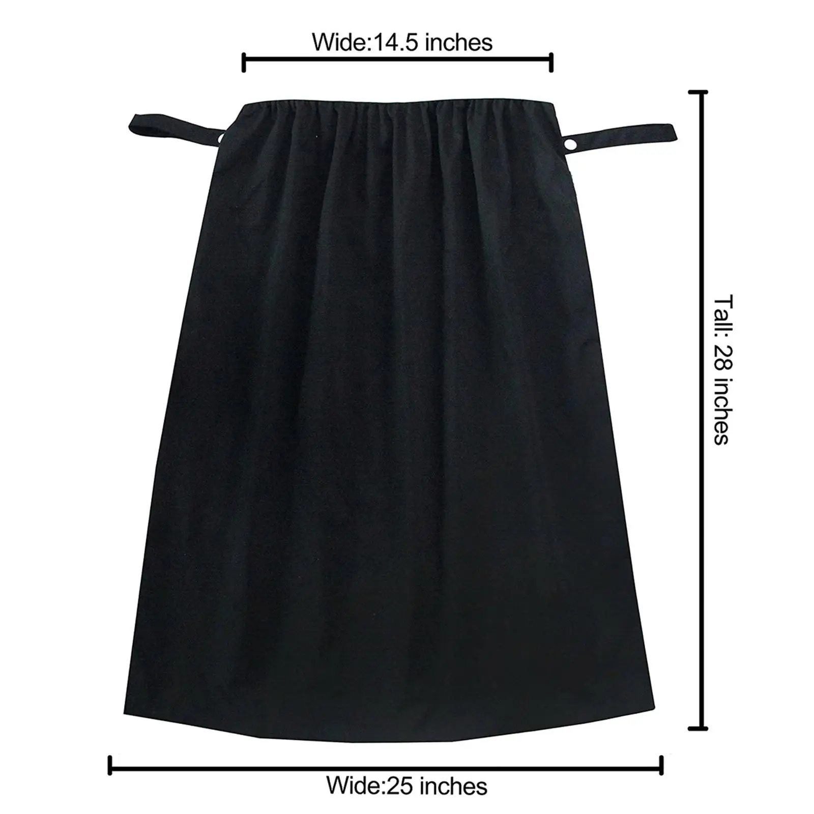 Bolsa impermeable para pañales de tela, ropa húmeda y seca en lavado - imagen 3