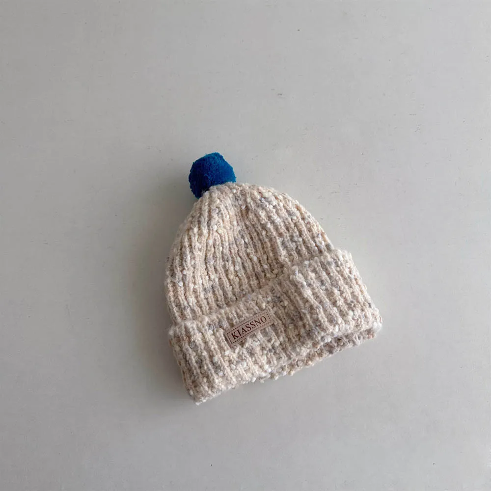 Gorro de invierno copo nieve para bebé con orejeras y pompon rizado - imagen 4