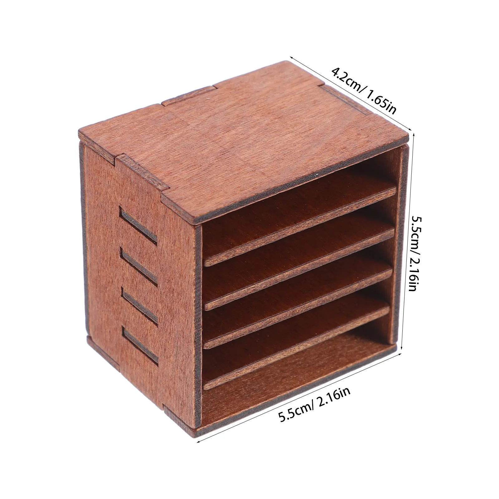 Mueble de almacenamiento de tela para casa de muñecas en miniatura - imagen 4