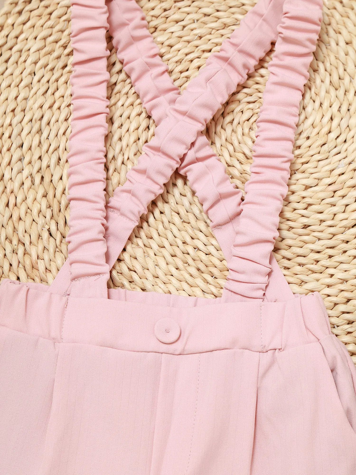 Mono de verano para bebé con pantalón corto y bolsillos tirantes - imagen 3