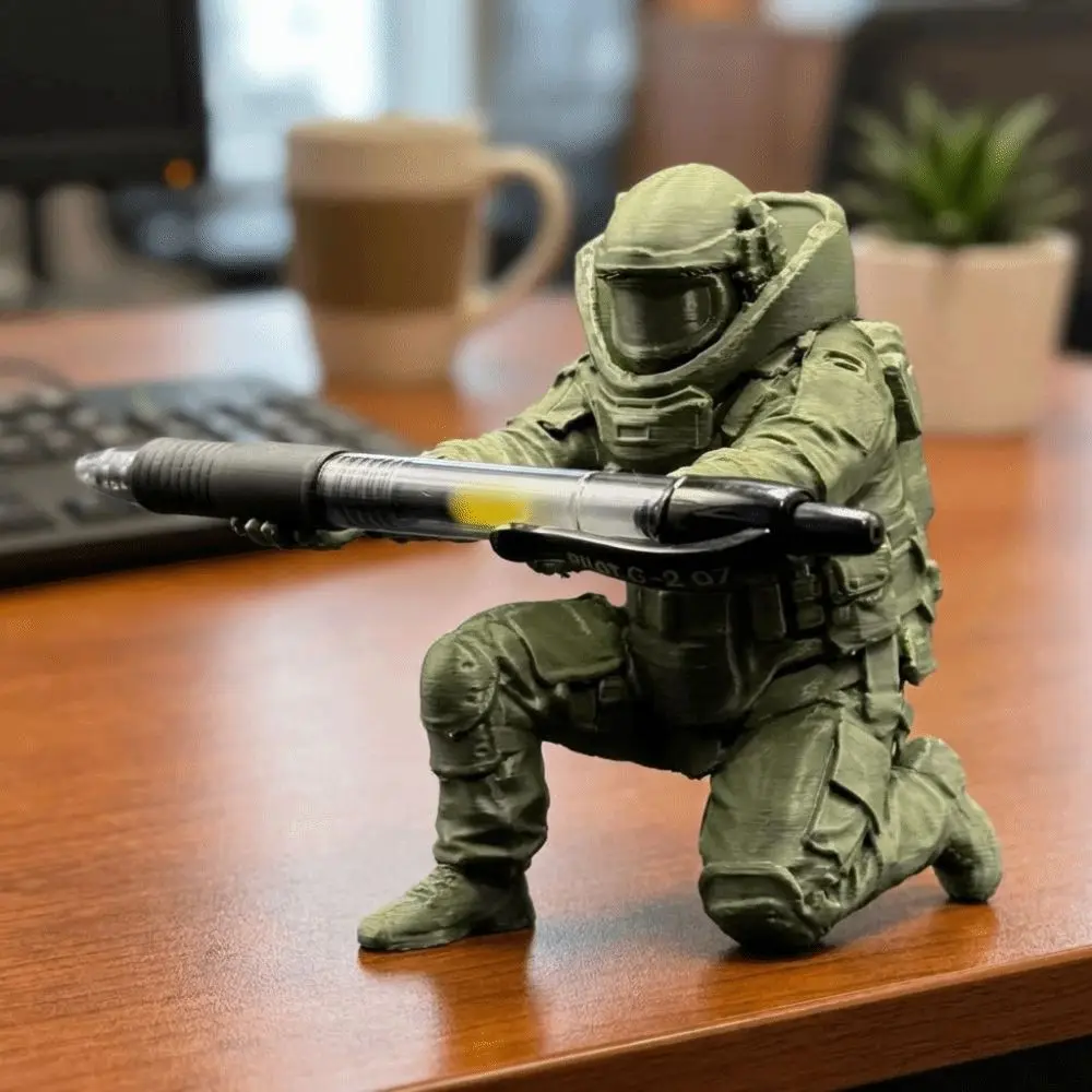 Portalápices 3D impreso con diseño divertido de unidades especiales - imagen 5
