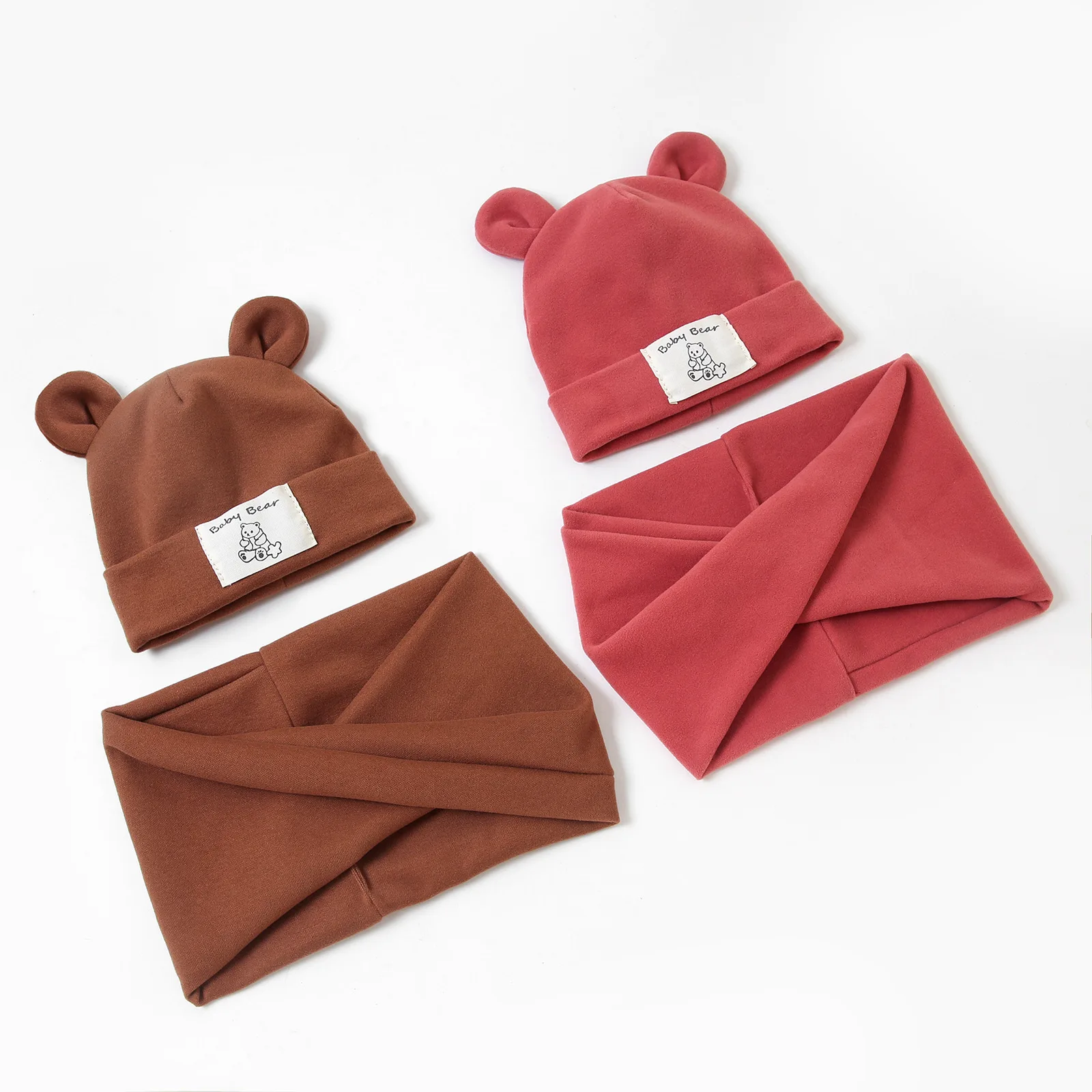 Set completo de gorro y bufanda infantil