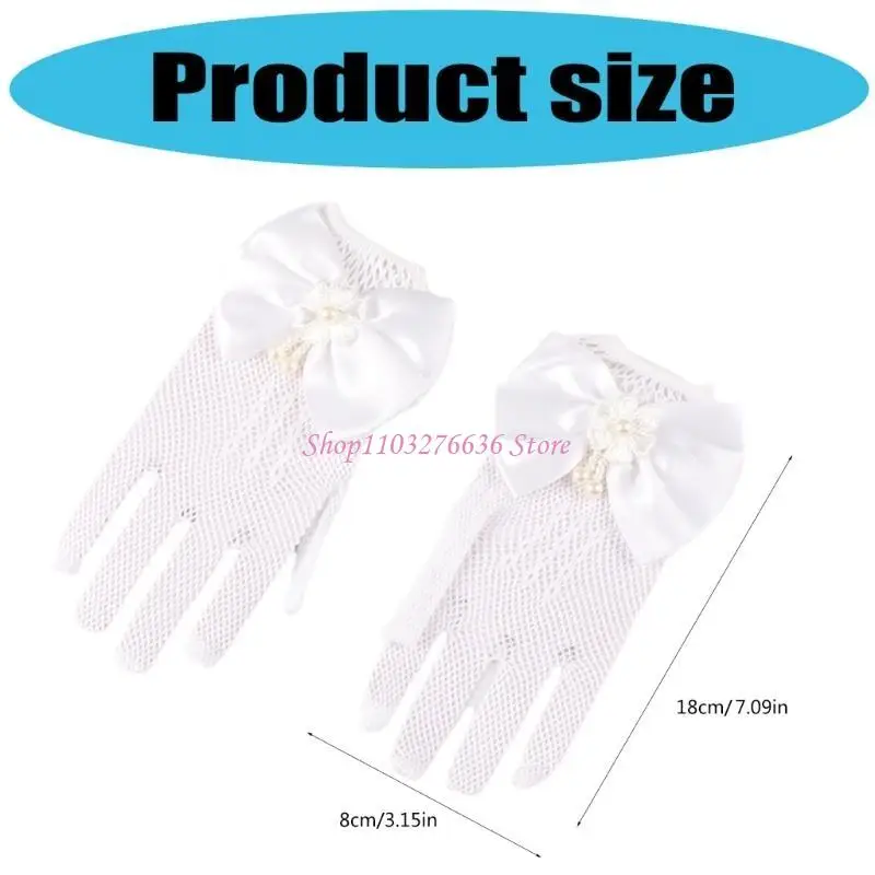Guantes infantiles elegantes para bodas, fiestas y baile - imagen 5