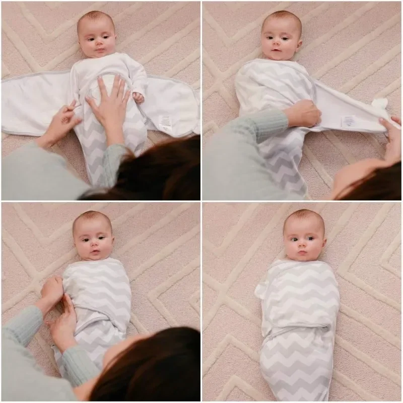 Saco de dormir para recién nacido con manta anti patadas y gorro - imagen 4