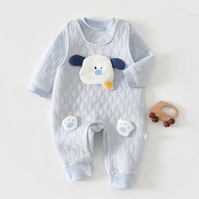 Pelele grueso unisex para bebé vista frontal