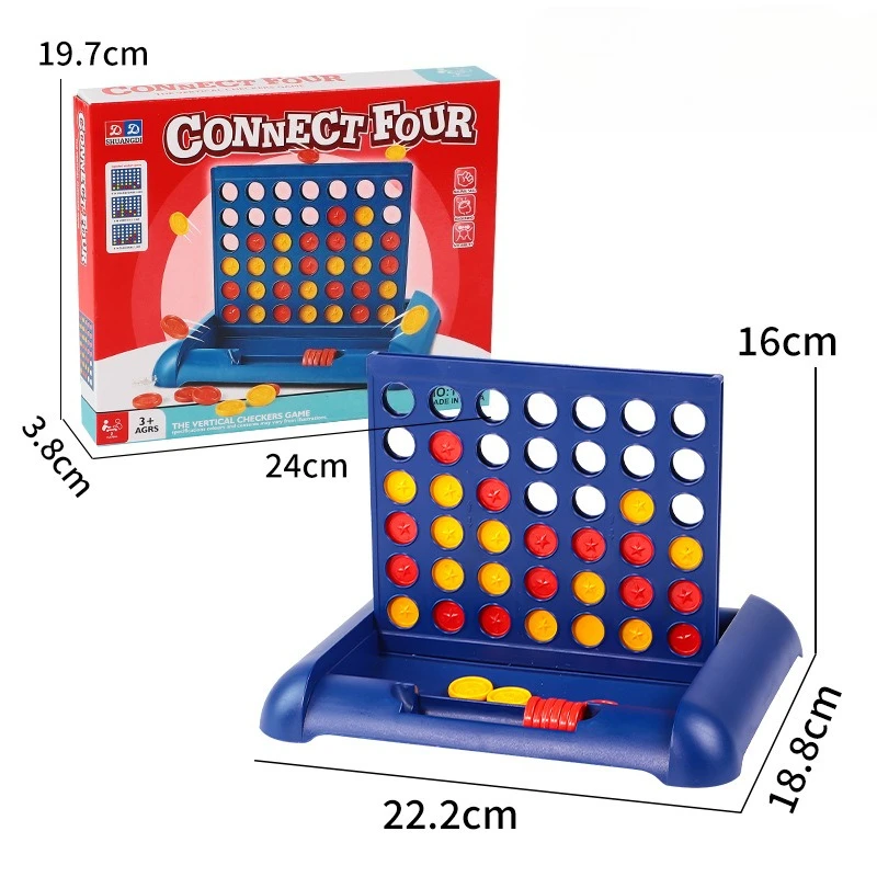 Cuatro en raya para dos jugadores - Juego de estrategia educativo infantil