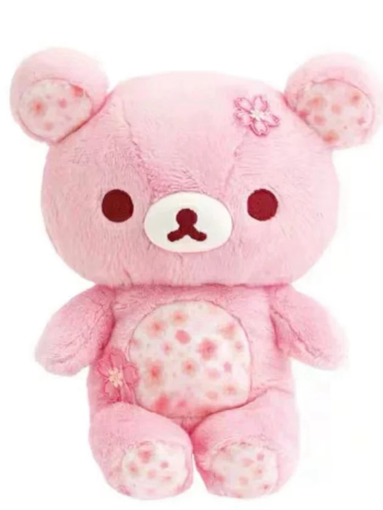 Peluche oso Rilakkuma floral de sakura, suave y almohada - imagen 5