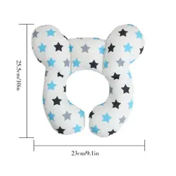 Almohada de cuello en U para niños – Viaje coche reposacabezas