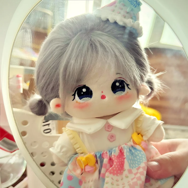 Muñeca de peluche con ropa intercambiable, estilo tierno para niños - imagen 3