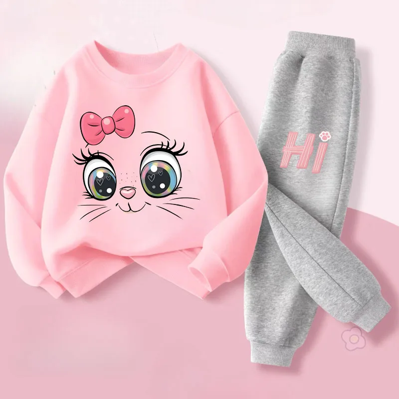 Conjunto deportivo para niña – Jersey, sudadera y panta de algodón confort - imagen 5