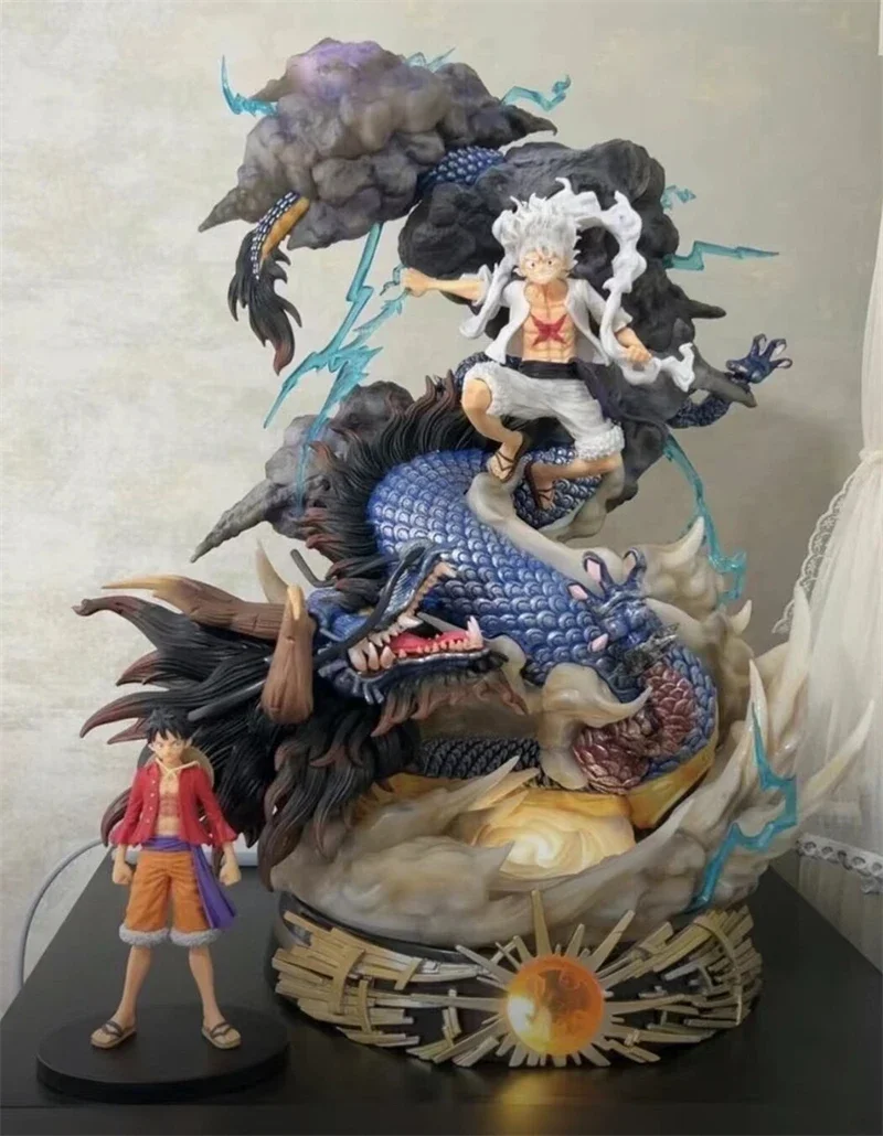 Figura de anime Luffy y Kaidou para colección de One Piece - imagen 2