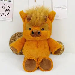 Peluche vaca Highland suave de tela premium, compañero reconfortante