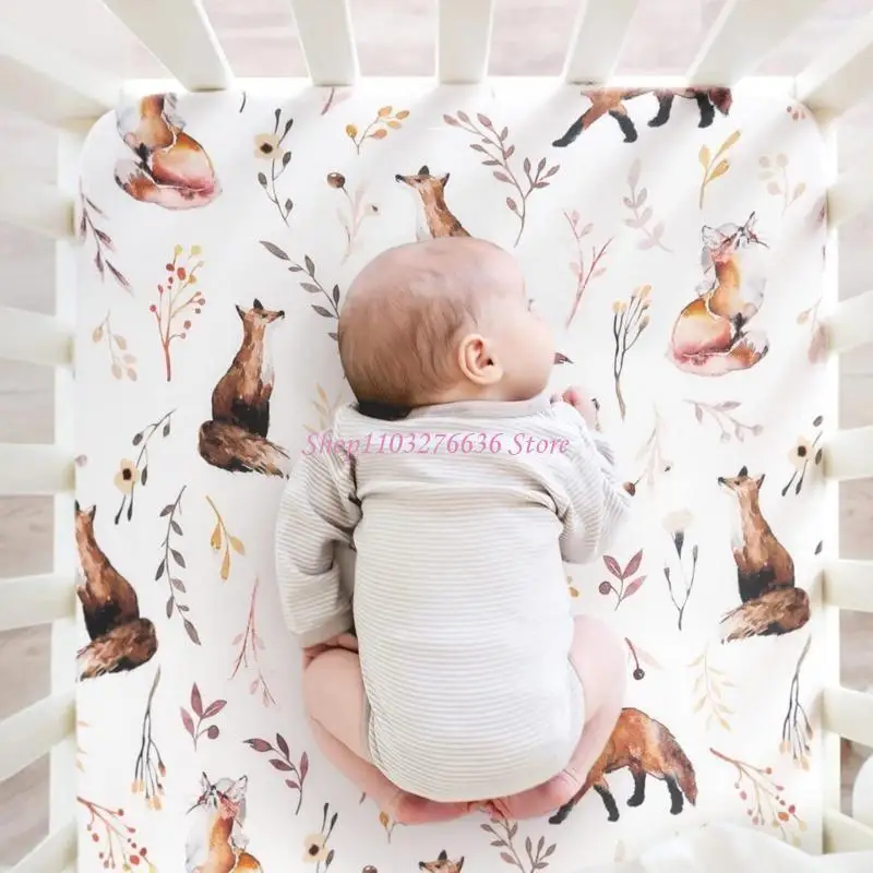 Ropa de cama para guardería: funda estampada para sábana ajustable - imagen 4