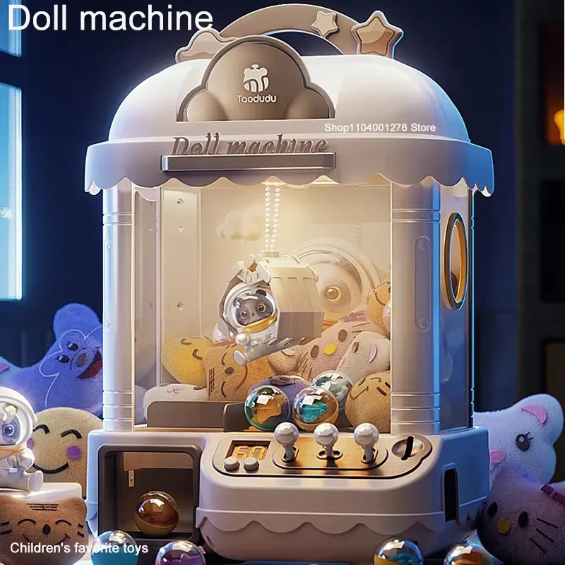 Máquina de garra hazlo-tú-mismo grande con muñecas para niños