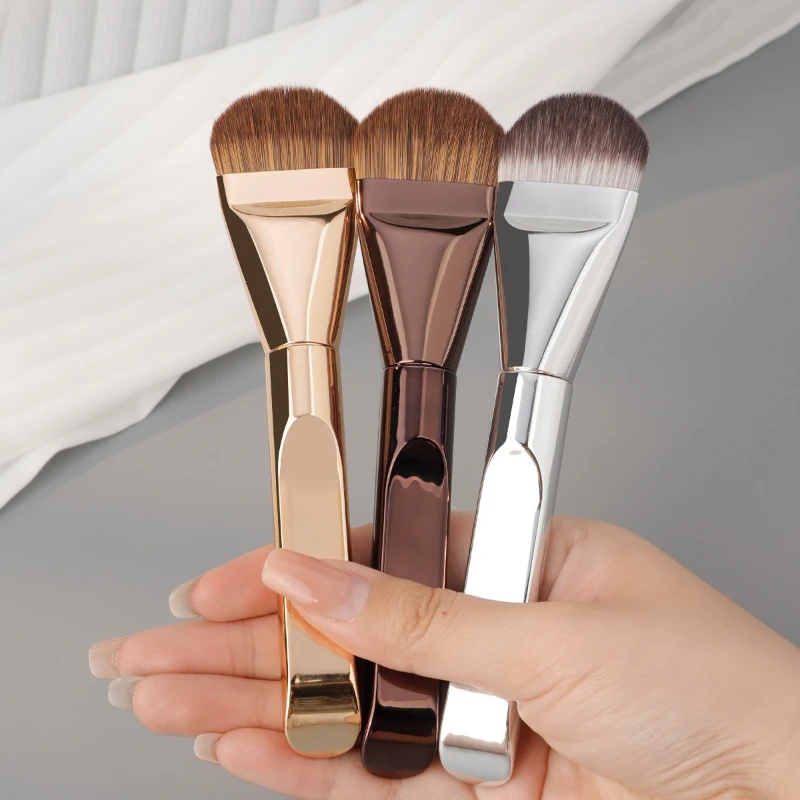 Brocha de maquillaje para base líquida y en polvo, suave - imagen 4