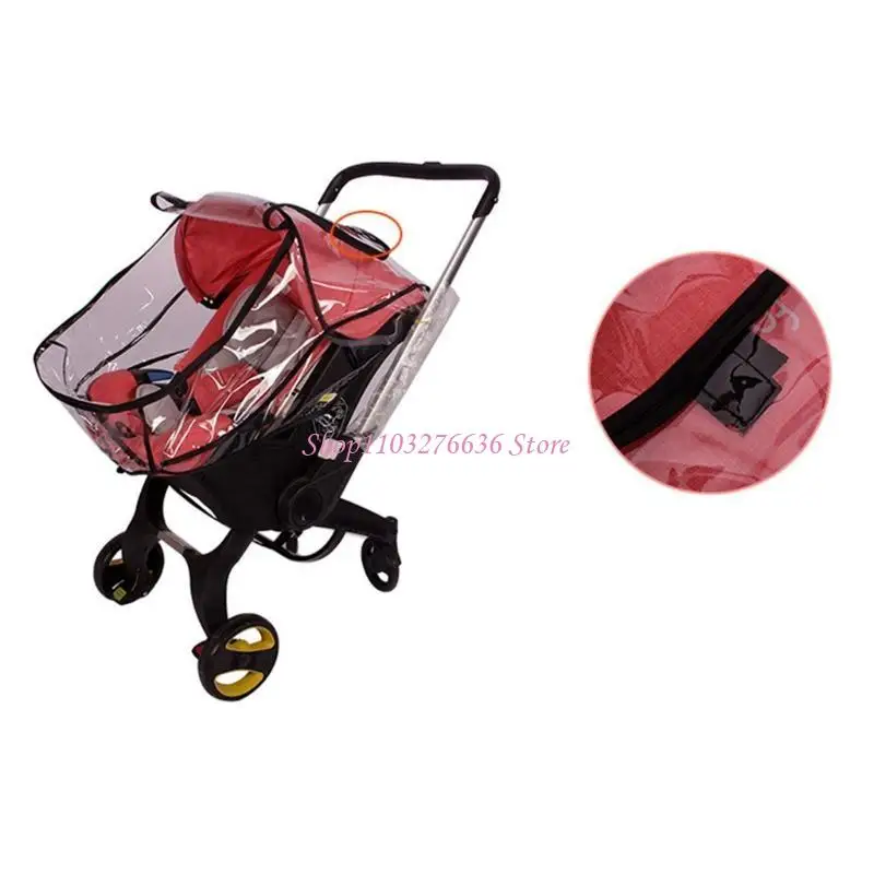 Funda de lluvia para carrito Bunin transparente impermeable - imagen 3