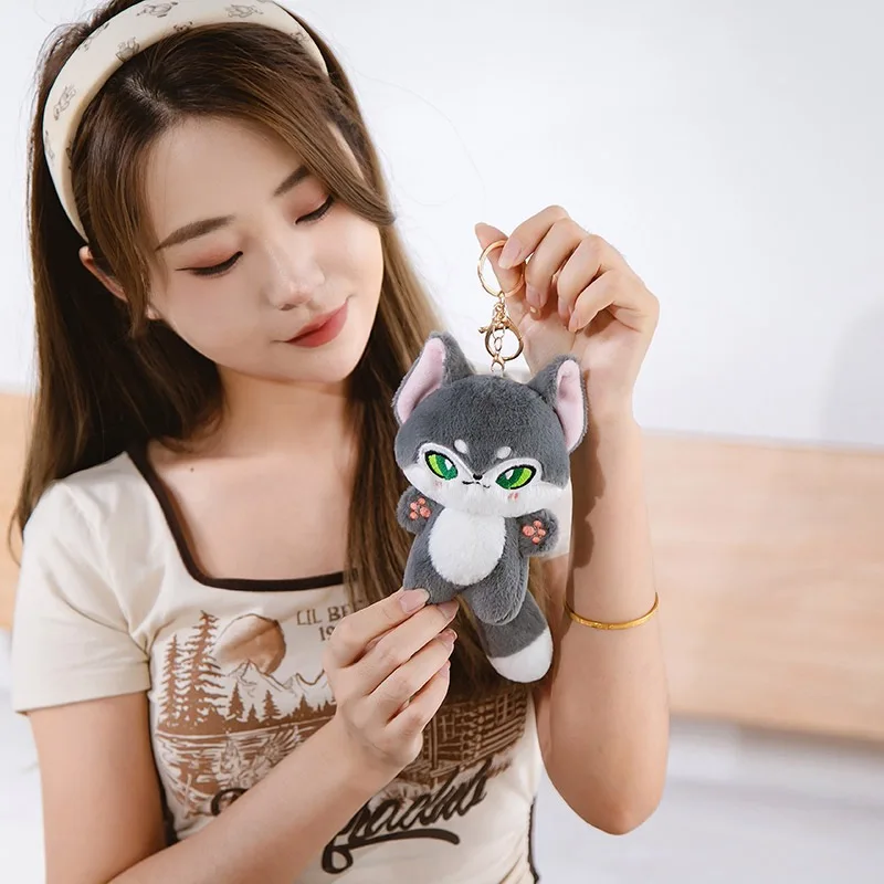 Peluche de lobo suave para niña, regalo tierno de habitación infantil - imagen 2