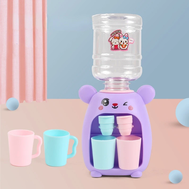 Escena de juego con el dispensador y accesorios