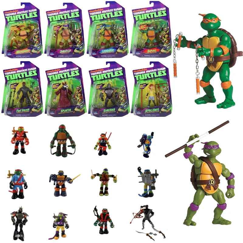 Playmates Tortugas Ninja: figuras coleccionables de PVC TMNT