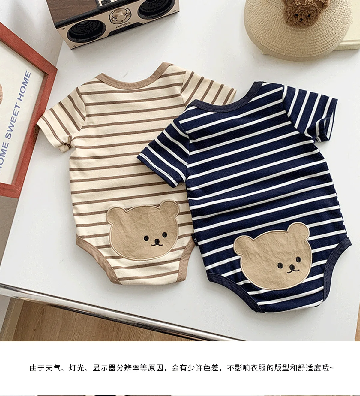 Estilo adorable del mono de recién nacido