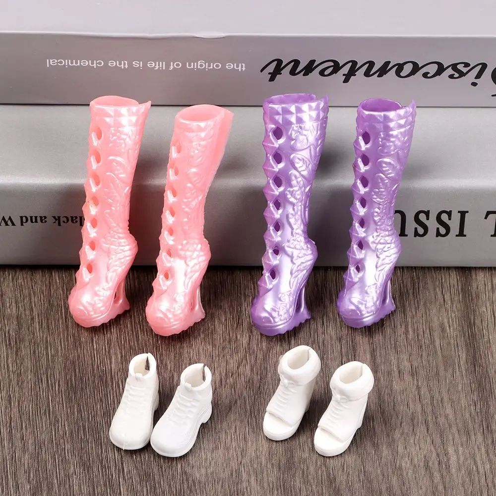 Calzado miniatura para muñeca – Botas y zapatos de tacón para jugar - imagen 3