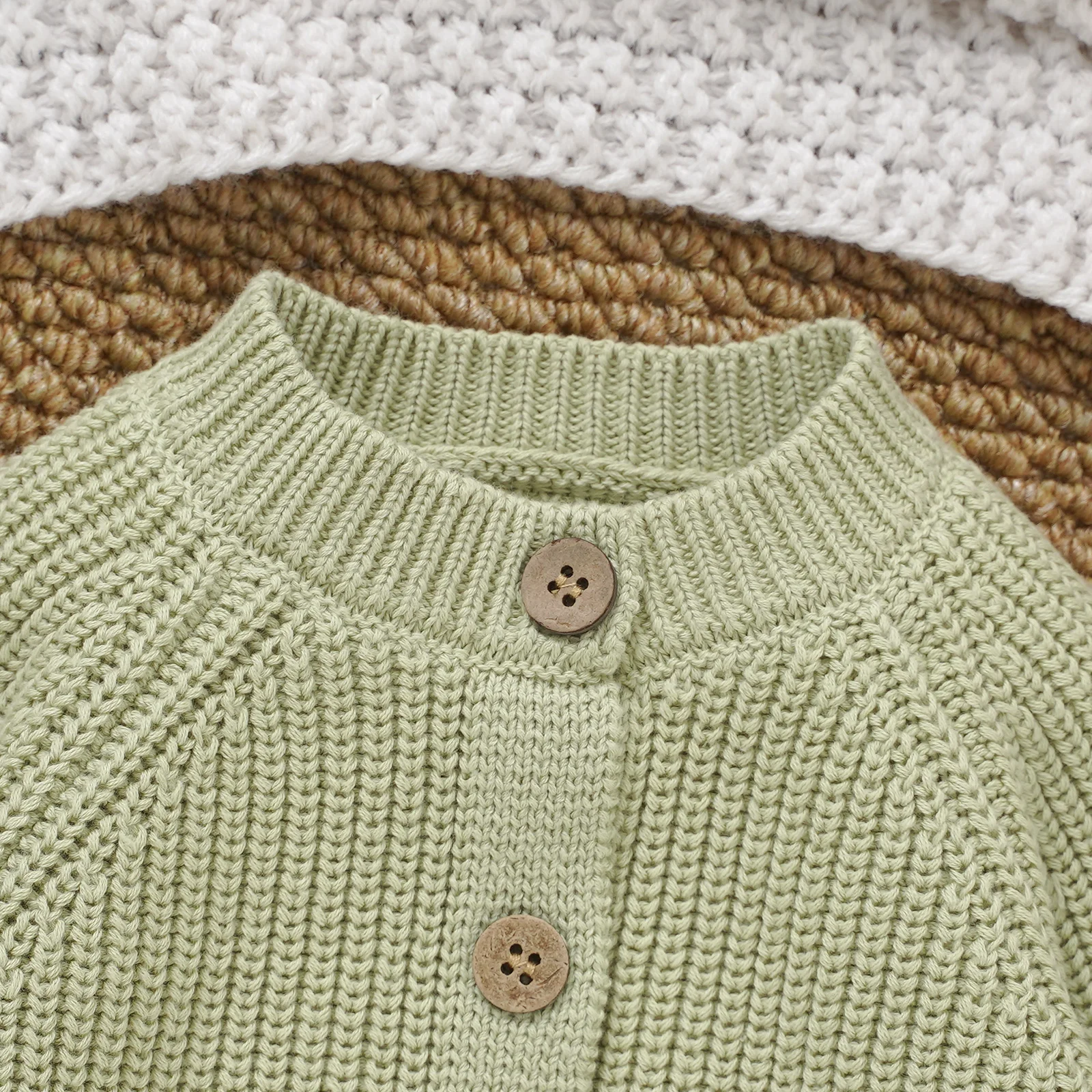 Conjunto de recién nacido de algodón: mono, gorro y manga larga - imagen 5