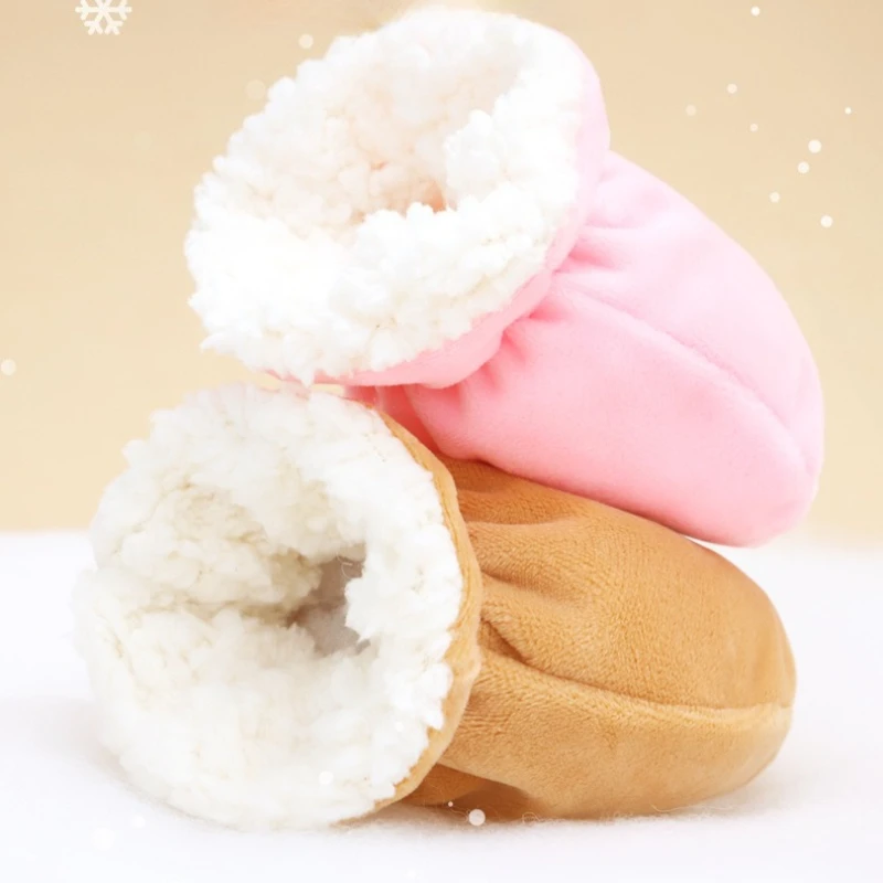 Manoplas antirrayas de forro polar para bebé y niño de invierno - imagen 3