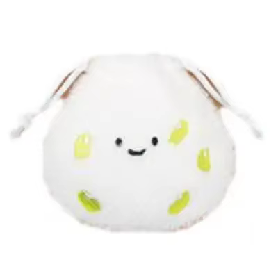Bolsa colgante en felpa para juguetes, rollito de arroz y verduras - imagen 4