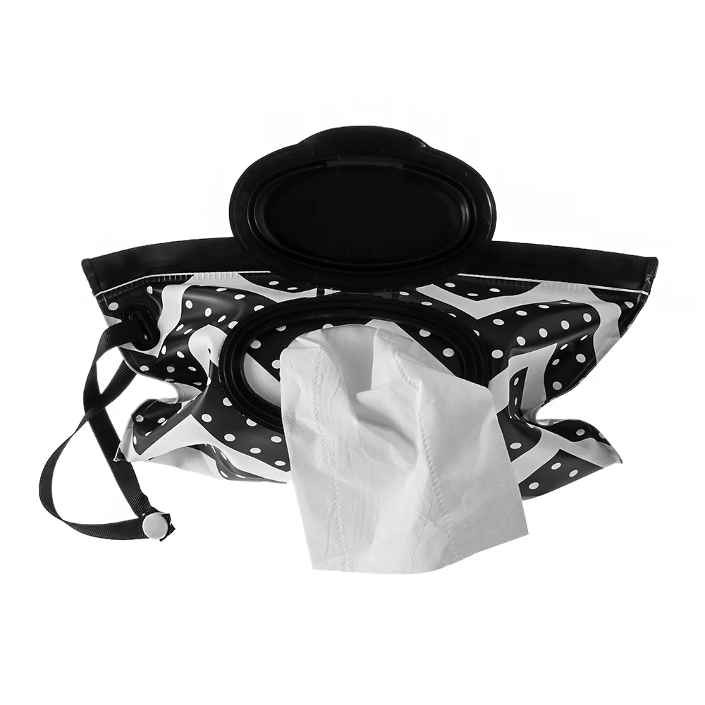 Bolsa portatoallitas con tapa para cochecito – Eva - imagen 3