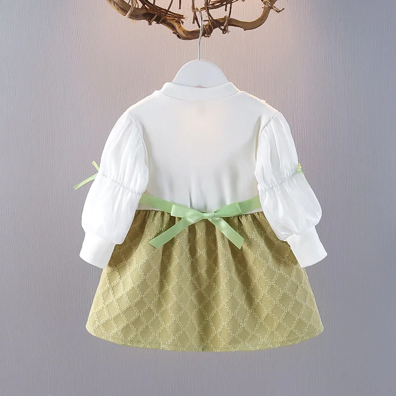Vestido de princesa para ninas - Manga larga, primavera-otono - imagen 3
