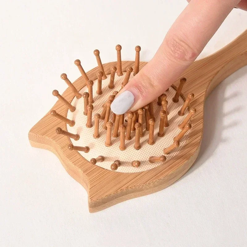Cepillo de pelo portátil para niñas con peineta antienredos - imagen 5